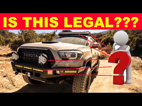 Are My Lights ILLEGAL? what do you think on Baja Designs LEDs?