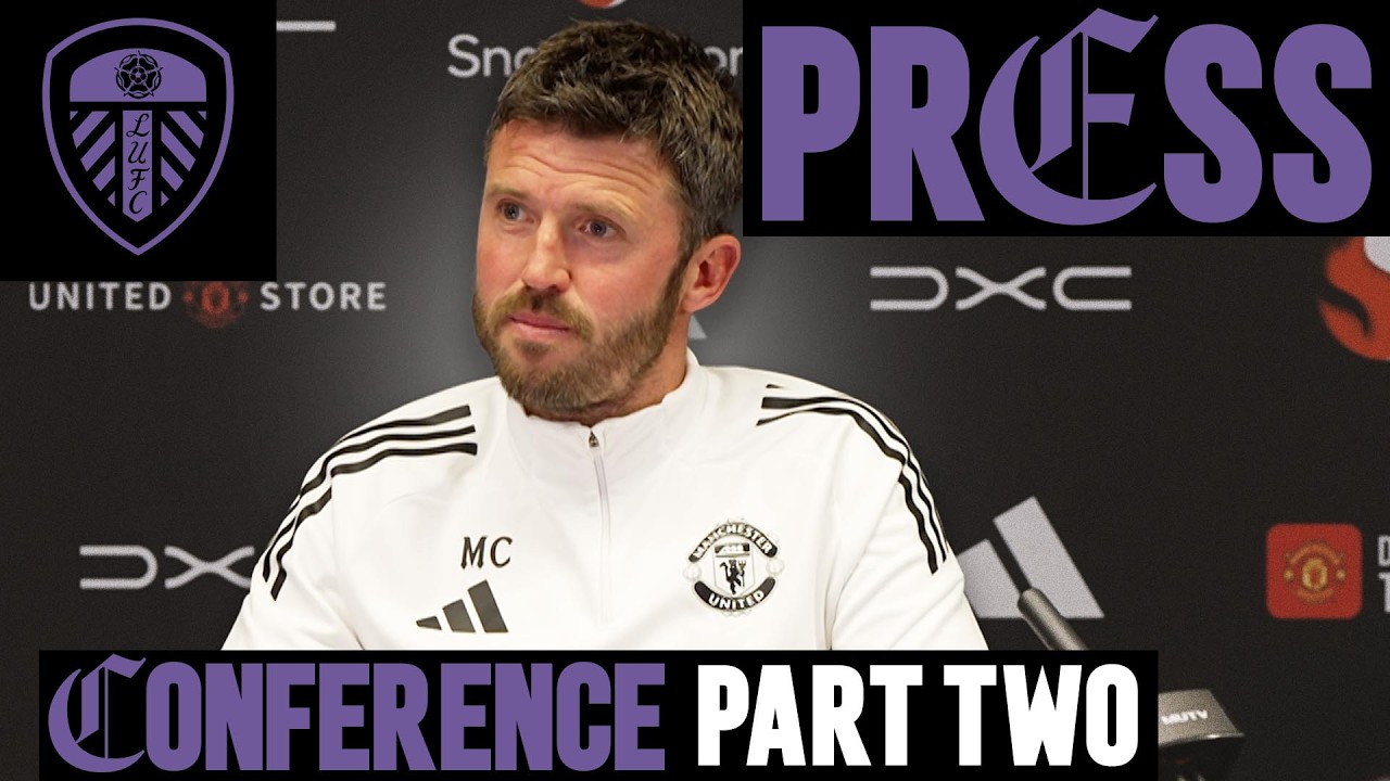 "I Wouldn't Accept It!" | Michael Carrick Pre-Leeds | Press Conference: Part Two 🎙️