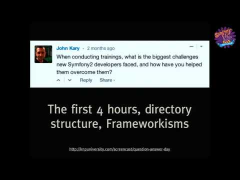 SymfonyLive Portland 2013 - Ryan Weaver - 10 lessons from a traveling Symfony2 Circus