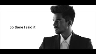 Adam Lambert -There I said it (Lyrics)