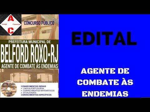 Edital Concurso Belford Roxo-RJ 2016 - Agente de Combate às Endemias