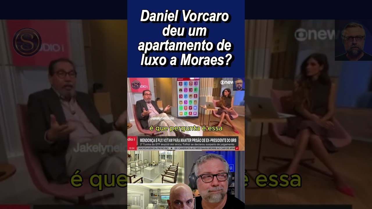 Globo News suggests that Vorcaro gave an apartment to Moraes.