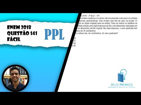[ENEM 2018-PPL] Questão 141📘#97-RAZÃO E PROPORÇÃO