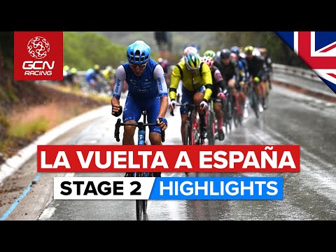 Weather Wreaks Havoc In Barcelona | Vuelta A España 2023 Highlights - Stage 2