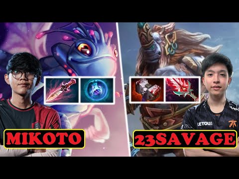 MIKOTO PUCK VS 23SAVAGE MAGNUS INTENSE BATTLE | DOTA2ORBS