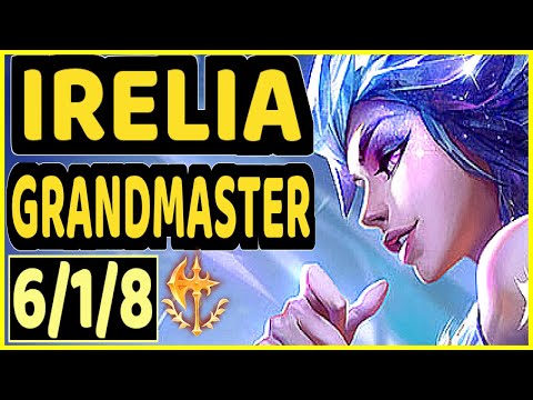 CINKROF (IRELIA) vs KATARINA - 6/1/8 KDA MID GAMEPLAY - EUW Ranked GRANDMASTER