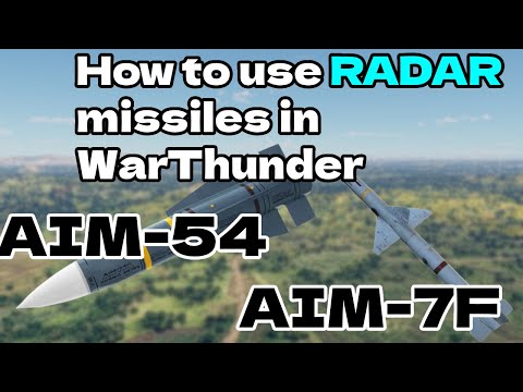 How to use RADAR Missiles in War Thunder