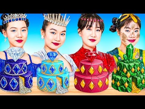 Jewelry Girls Threw An Unforgettable Birthday Party! Emerald Vs Ruby Vs Diamond Vs Sapphire Girl