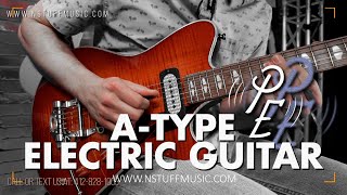 Video thumbnail for Powers Electric A-Type Electric Guitar - Cosmo Orange by N Stuff Music