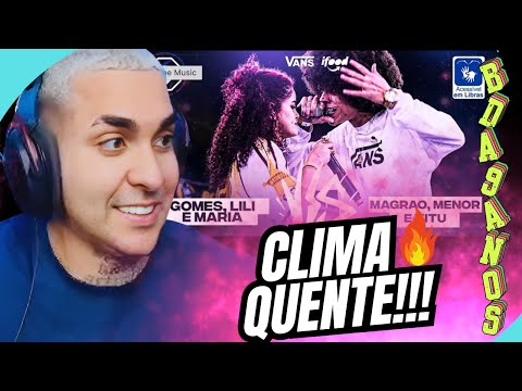 KANT REAGE A (LEI DO EX?) GOMES, LILI E MARIA X MAGRÃO, MENOR E VITU