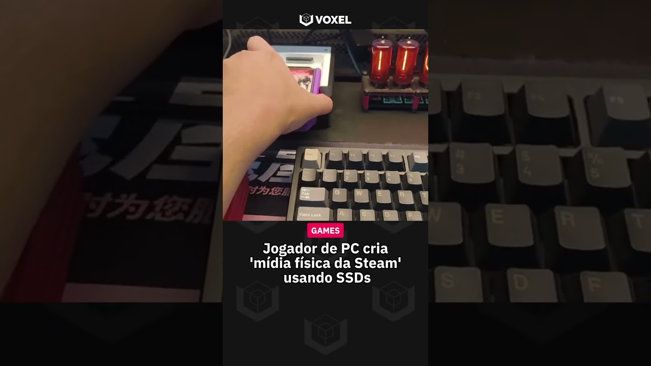 Um jogador de PC criou a mídia física da Steam 😯