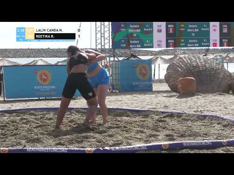 Round 2 Women's BW - +70 kg: N. LALIN CANDA (ESP) v. R. REETIKA (IND)