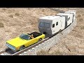 Caravan Train Crashes BeamNG Drive