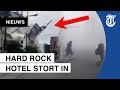 Chaos na instorten Amerikaans hotel in aanbouw