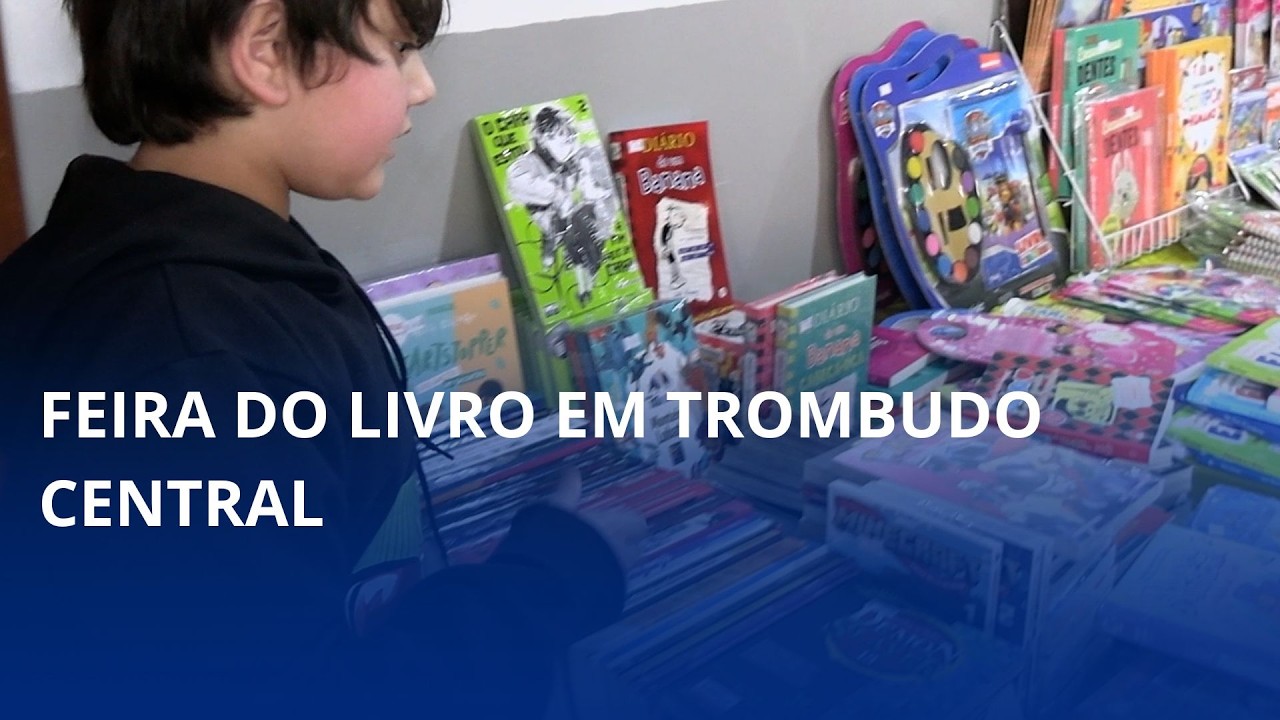 Feira do Livro em Trombudo Central