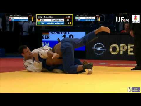 Judo 2016 Grand Prix Dusseldorf: Wandtke (GER) - Alharbi (KSA) [-73kg]