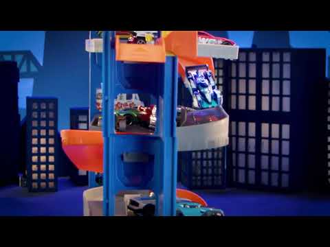 Mattel Hot Wheels garažas su triukais video