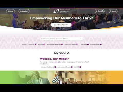 Vscpa Com Login Tutorial