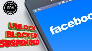 unblock Facebook account temporarily blocked or suspended