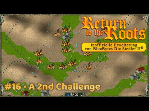#016 - The Settlers 2 - RTTR - A 2nd challenge - Me vs 3 AI 'hard' Computer opponents (with a twist)