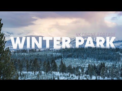 Winter Park, Colorado | Town & Ski Resort | 4K Drone Footage
