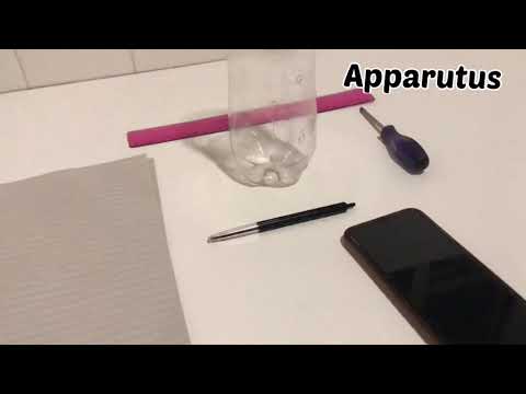 TORRICELLI’S LAW EXPERIMENT