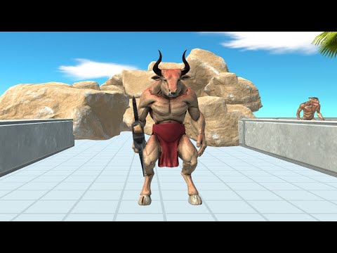 Minotaur Remastered vs Every Unit -  Animal Revolt Battle Simulator
