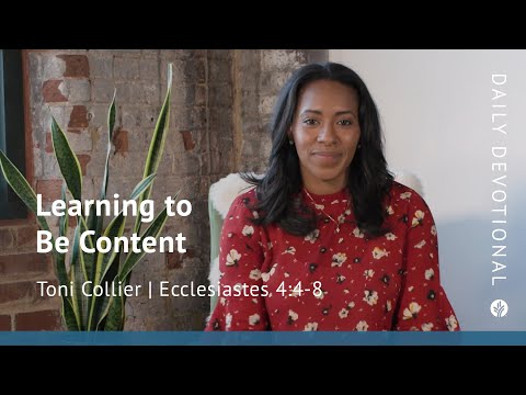 Learning to Be Content | Ecclesiastes 4:4–8 | Our Daily Bread Video Devotional