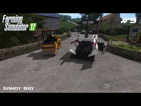 Asphalting driveway | Sandy Bay 17 | Farming Simulator 2017 | Episode 9