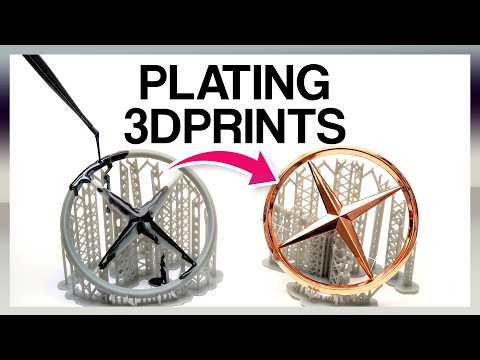Electroplating 3D Prints into REAL Metal Car Badges | FULL TUTORIAL