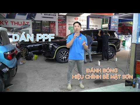Giới thiệu với mọi người quy trình dán PPF cho GAC nhé
