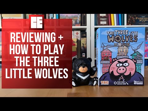[CardboardEast] Review & How to Play | The Three Little Wolves