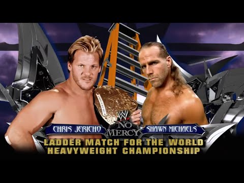 Chris Jericho vs Shawn Michaels Ladder Match No Mercy 2008 Higlights