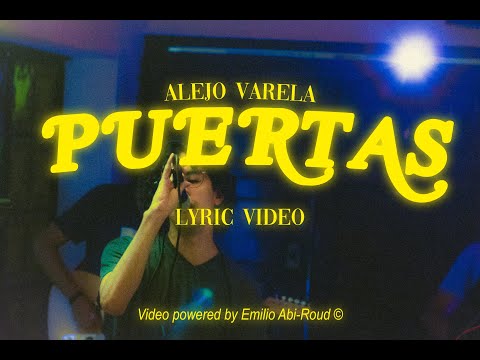 Alejo Varela - Puertas (Lyric Video)