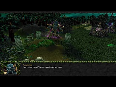 Warcraft 3 Part 33 - The Battle of Mount Hyjal! [HARD]