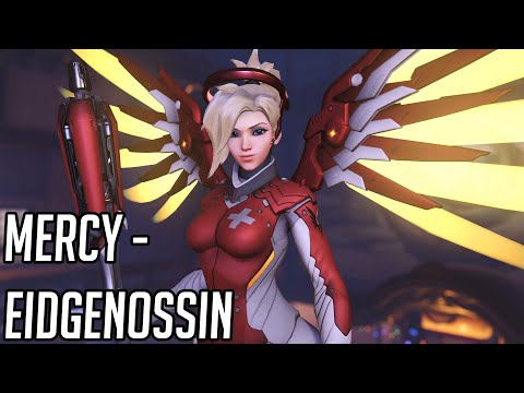 Mercy "Eidgenossin" Skin Showcase - Overwatch 2