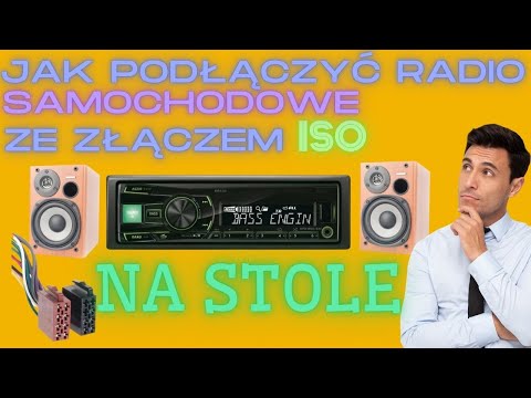 How to connect an ISO radio on a table