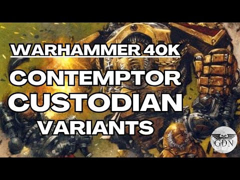 Warhammer 40k Lore - Custodian Contemptor Dreadnoughts