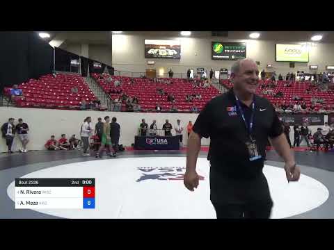 57 Kg Cons Semis - Nicolar Rivera, Wisconsin Regional Training Center Vs Adrian Meza, Arizona 3e6c