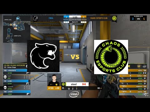 FURIA vs CHAOS ESL One Cologne 2020 | highlights NUKE