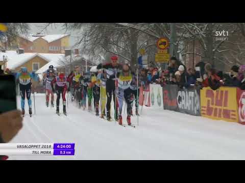 Vasaloppet 2018 avslutning och spurt
