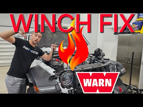 WARN Winch Wiring Routing 2024 Jeep Wrangler Rubicon JL