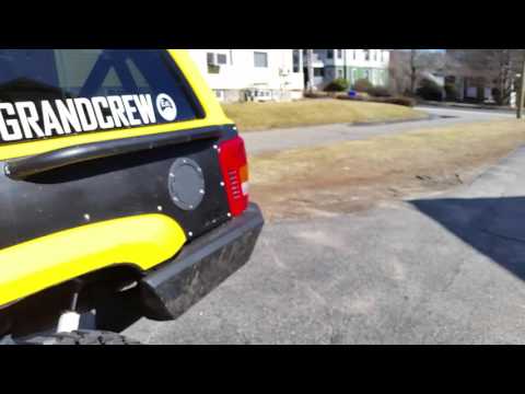 Daytime walkaround of the rockhard4x4 wj cage initial install