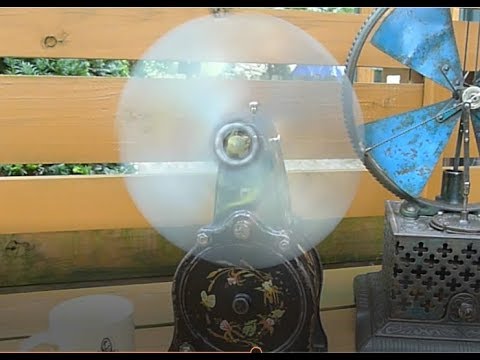 Heavy duty Swiss clockwork fan