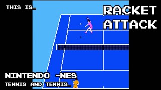 This is Racket Attack for the NES