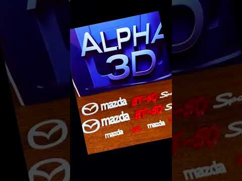 Porta placas para Mazda impresiones 3d #3d #3dprinting #impresionuv #automobile