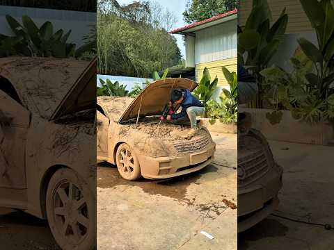 🎁🚗 ¡Papá Convirtió un Coche Chatarra en el Regalo Perfecto para la Hija de Ronaldo! 😱✨ !! #shorts