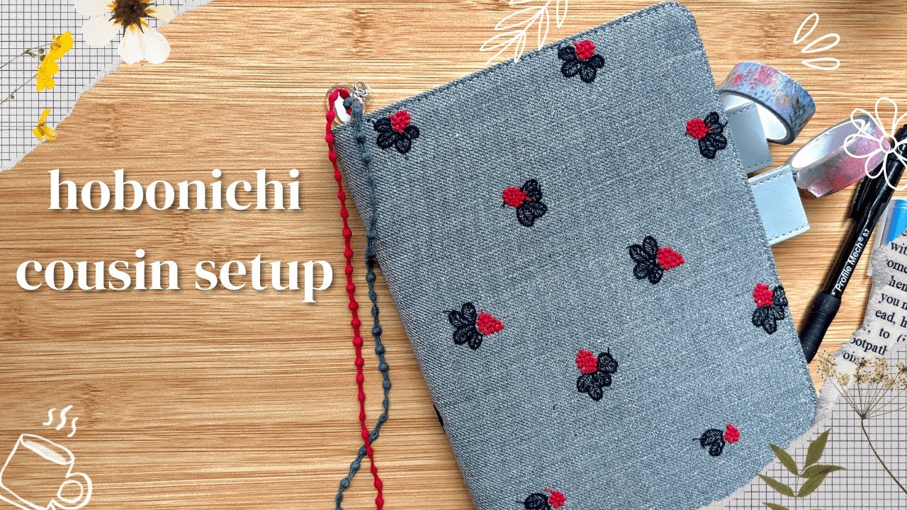 how i set up my hobonichi cousin | tips, tricks, and ideas
