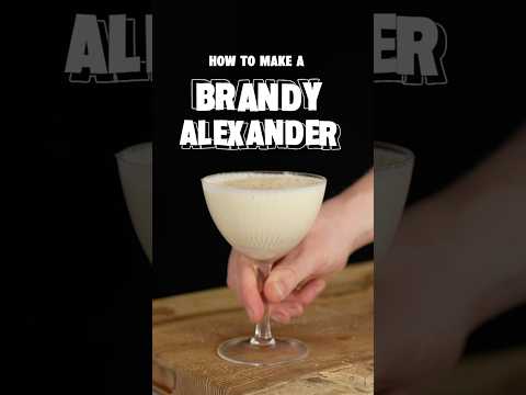 🇫🇷 Step-by-step Brandy Alexander #Cocktail #BrandyAlexander #homemadecocktails #fCognacCocktails