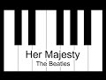 Her Majesty The Beatles Piano Tutorial